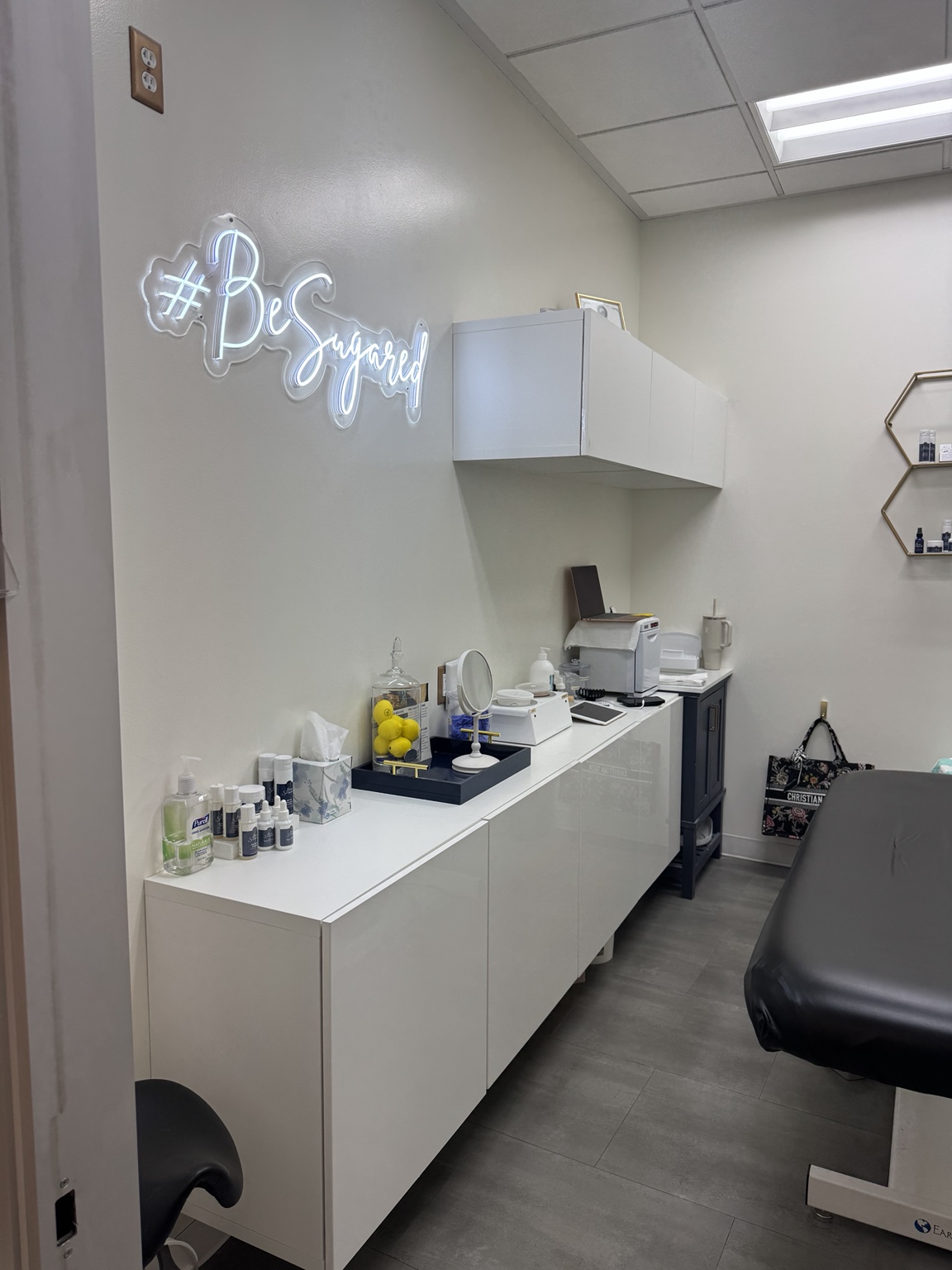 The clean and private Be Sugared treatment studio in Summerlin